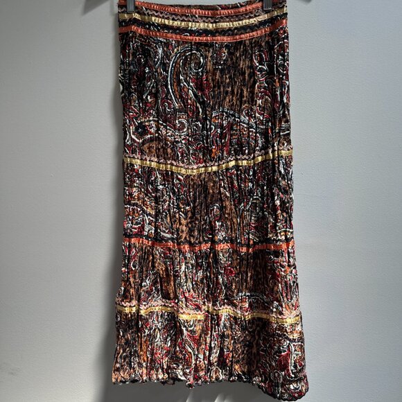 Bohemian Maxi Skirt in Multicolor - Picture 3 of 5